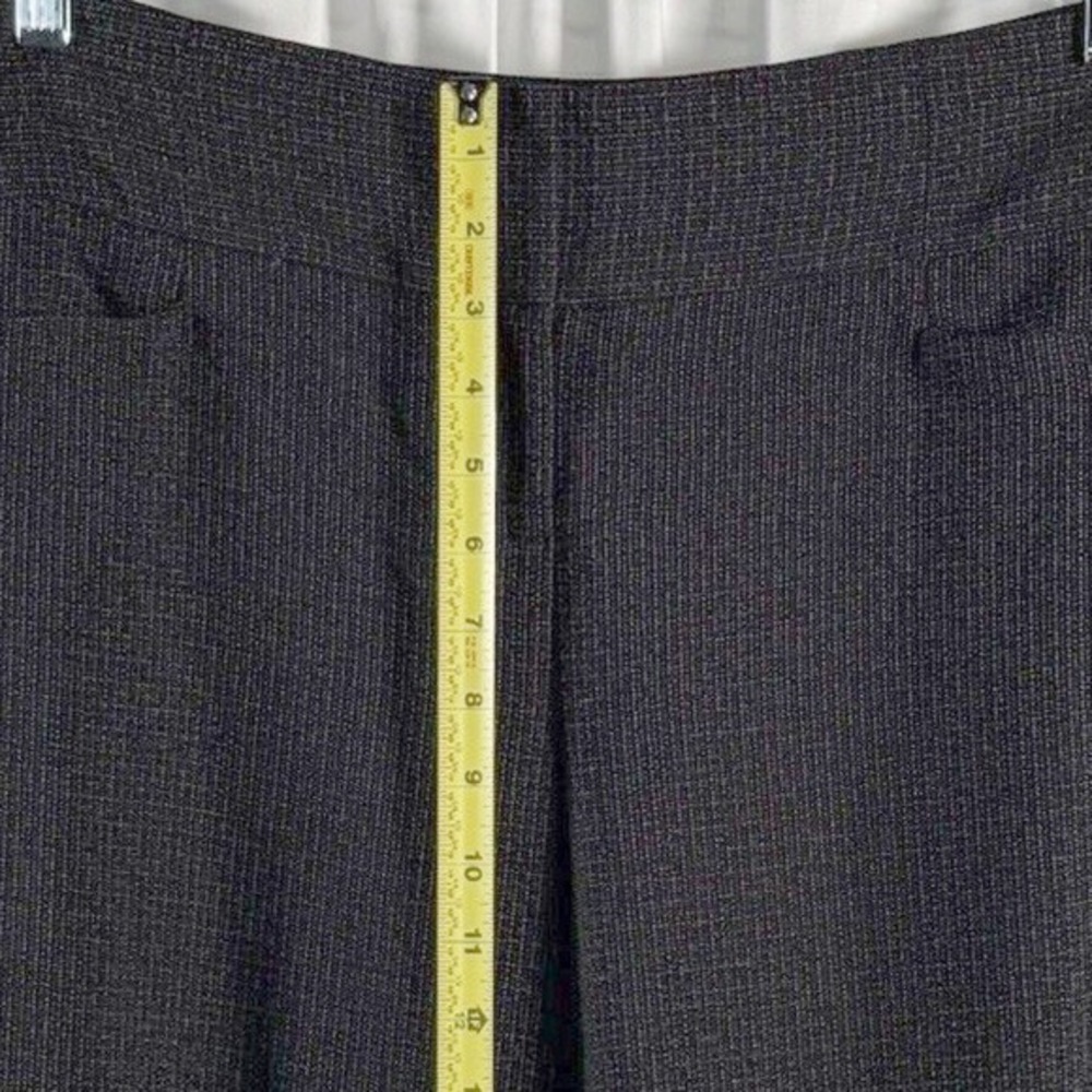 The Limited Cassidy Gray Black Textured Dress Pants Straight Leg 10 Preppy 76-21 - Picture 6 of 14